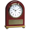 View Image 1 of 1 of Rosewood & Brass Arch Clock