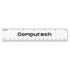 View Image 1 of 1 of Ruler - White Plastic