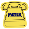 View Image 1 of 1 of Flat Flexible Magnet - Telephone