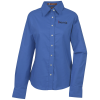 View Image 1 of 3 of Structure Stain Release Oxford Shirt - Ladies'