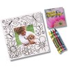 View Image 1 of 5 of Picture Me Coloring Magnet Frame - Flowers