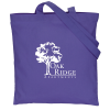View Image 1 of 3 of Cotton Sheeting Colored Economy Tote - 15-1/2" x 15" - 24 hr