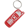 View Image 1 of 1 of Cell Phone Soft Keychain - Translucent