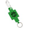 View Image 1 of 2 of Key Clips Carabiner - Transparent - Square