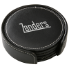 View Image 1 of 2 of Bonded Leather Coaster Set