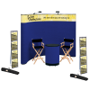 View Image 1 of 4 of Deluxe Curved Floor Display - 10' - Header - Kit