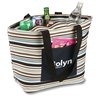 View Image 1 of 3 of Striped Insulated Tote