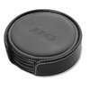 View Image 1 of 2 of Accent Leather Coaster Set