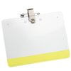 View Image 1 of 5 of Clear Vinyl Badge Holder with Colored Accent