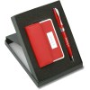 View Image 1 of 1 of Colorplay Maxine Pen & Leather Business Card Gift Set