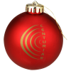 View Image 1 of 3 of Satin Round Ornament