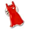 View Image 1 of 2 of Stock Red Dress Lapel Pin