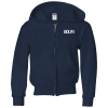 View Image 1 of 1 of Jerzees NuBlend Full-Zip Hooded Sweatshirt - Youth - Screen