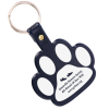 View Image 1 of 2 of Paw Shaped Keychain - Opaque