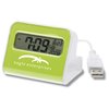 View Image 1 of 4 of 3 - Port USB Hub w/Clock
