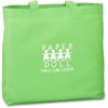 View Image 1 of 2 of Colored Gusseted Cotton Sheeting Tote - Organic