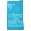 View Image 1 of 3 of Tone on Tone Stock Art Towel - Message in a Bottle