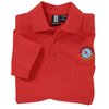 View Image 1 of 2 of 60/40 Blend Pocket Pique Sport Shirt - Men's