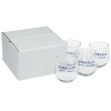 View Image 1 of 2 of Stemless Red Wine Glass Set - 16.75 oz.
