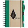 View Image 1 of 2 of Recycled Color Spine Spiral Notebook