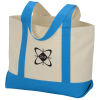 View Image 1 of 4 of Marketplace Snap Closure Tote Bag - Screen - 24 hr