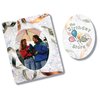 View Image 1 of 1 of Magnetic Photo Frame - Oval - 24 hr