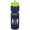 View Image 1 of 2 of Sport Bottle with Push Pull Lid - 28 oz. - Colors - 24 hr