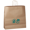 View Image 1 of 1 of Kraft Paper Brown Shopping Bag - 18-3/4" x 18"