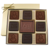 View Image 1 of 1 of Centerpiece Chocolates - 6 oz. - Happy Holidays & Snowman