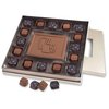 View Image 1 of 1 of 16 pc. Square Truffle Box - Happy Holidays & Snowflake