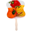 View Image 1 of 2 of Hand Fan - Hourglass - Full Color