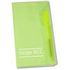 View Image 1 of 2 of Monthly Pocket Planner w/Pen - Translucent - Spanish