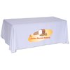 View Image 1 of 3 of Open-Back Table Throw - 6' - Front Panel - Full Color