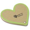 View Image 1 of 1 of V Natural Kraft Jotter - Heart