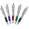 View Image 1 of 1 of Satin Silver Contemporary Pen - 24 hr