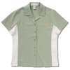 View Image 1 of 1 of Knit Ottoman Color Block Camp Shirt - Ladies'