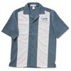 View Image 1 of 2 of Knit Ottoman Color Block Camp Shirt - Men's
