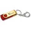 View Image 1 of 4 of Swing USB Drive - Gold - 1GB
