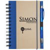 View Image 1 of 1 of Eco Design Recycled Color Spine Spiral Notebook - 24 hr
