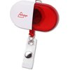 View Image 1 of 1 of Pill Shaped Retractable Badge Holder - OVERSTOCK