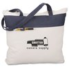 View Image 1 of 1 of Recycled Cotton Zippered Tote