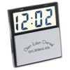 View Image 1 of 3 of Color Framed Digital Clock - Opaque