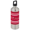 View Image 1 of 4 of h2go Classic Stainless Steel Sport Bottle – 24 oz. – Stripe