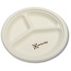View Image 1 of 2 of Compostable Compartment-Style Paper Plate - Low Qty