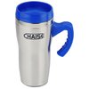 View Image 1 of 2 of Get-A-Grip Stainless Travel Mug - 16 oz.