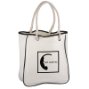 View Image 1 of 2 of Cotton Canvas Rope Tote