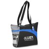 View Image 1 of 3 of Swoosh Zippered Carry-All Tote - Closeout