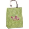 View Image 1 of 1 of Kaleidoscope Shopping Bag - 10-1/2" x 8" - Botanical Lattice