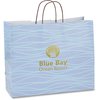 View Image 1 of 1 of Kaleidoscope Shopping Bag - 13" x 16" - Blue Lagoon