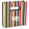 View Image 1 of 1 of Rectangle Handle Gift Bag - 5-3/4" x 5-3/4" - Green Stripe